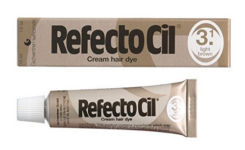 Refectocil #3.1 - Light Brown Cream Hair Dye - Size 0.5oz/15ml by RefectoCil
