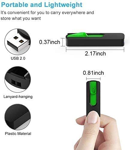 16GB USB Stick, Vansuny 10 Pack 16GB USB Flash Drive USB 2.0 Memory Stick Multipack Pen Drive Thumb Drive for PC, Laptop, Printer, LG TV, Car, DJ (10 Mixed Color)