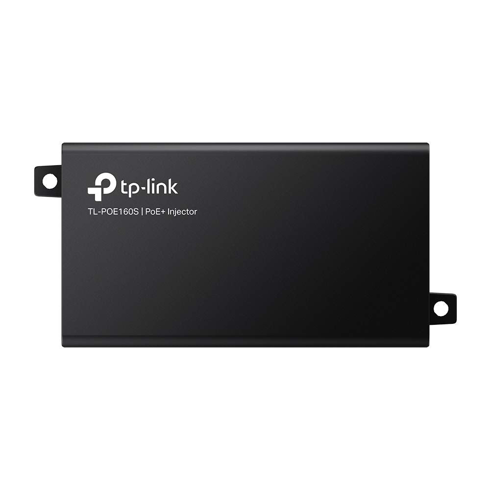 TP-Link 802.3at/af Gigabit PoE Injector | Non-PoE to PoE Adapter | Supplies PoE (15.4W) or PoE+ (30W) | Plug & Play | Desktop/Wall-Mount | Distance Up to 100m (TL-PoE160S)
