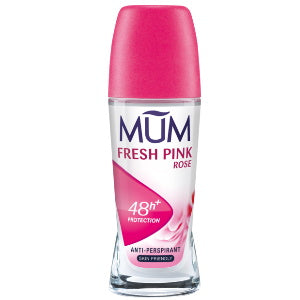 Mum Fresh Pink Rose Perfumed 48 Hours Plus Protection Anti-Perspirant, 50 ml, Pack of 6 192103/c