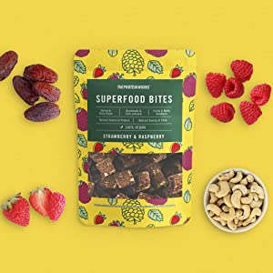 Protein Works - Superfood Bites | 100% Vegan | Award Winning, Natural & Healthy Snack | Plant Based | Banana & Cacao | 140g