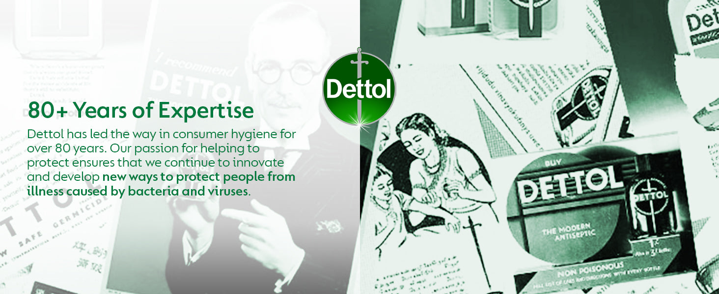 Dettol Care Antibacterial Hand Wash Soap, Lavender, Dispensing Pump, Multipack of 6 x 250 ml