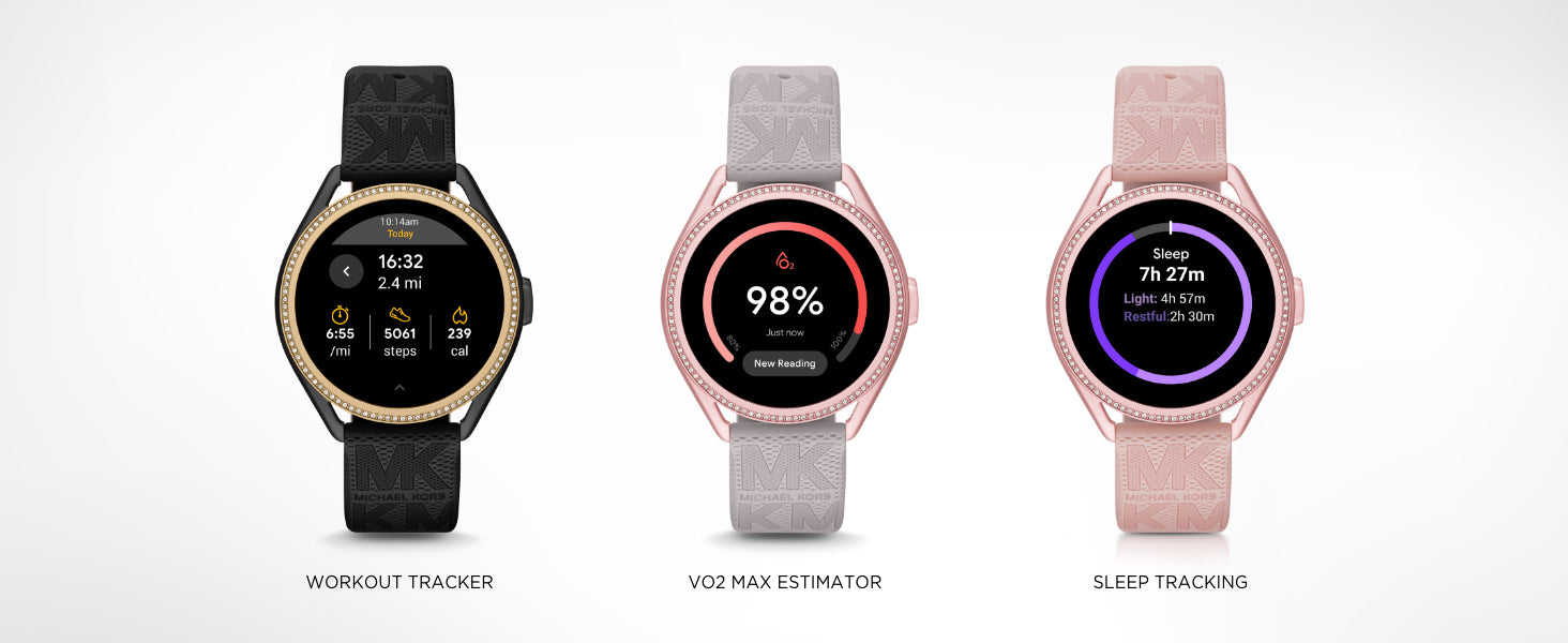 Michael Kors Women Gen 5E Darci Touchscreen Smartwatch with Speaker Heart Rate GPS NFC and Smartphone Notifications