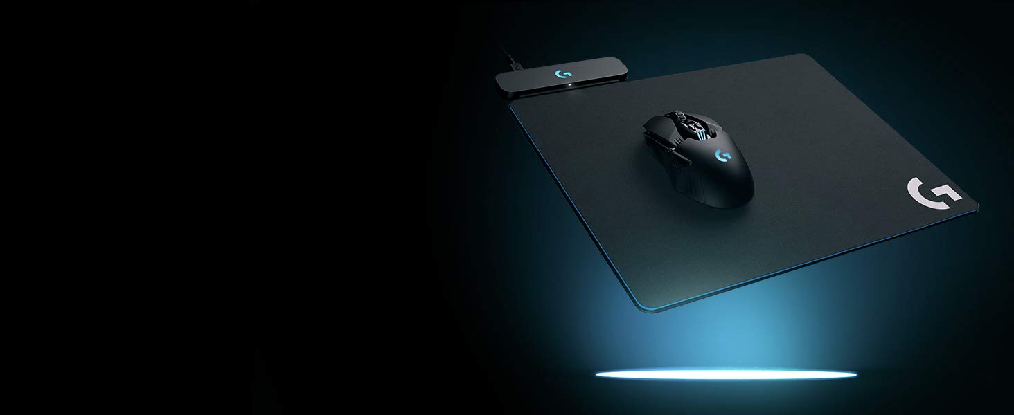Logitech G Powerplay Wireless Charging System with Cloth and Hard