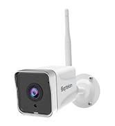 Security Camera Outdoor, Septekon 1080P CCTV Camera Wireless WiFi, Waterproof Home Surveillance Camera with 2-Way Audio, Night Vision, Motion Detection, Cloud Storage, Work with Alexa - S50