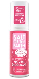 Salt Of the Earth Natural Foot Deodorant Spray, Cooling Menthol, Vegan, Long Lasting Protection, Not Tested on Animals, Paraben Free, Made in the UK, Peppermint & Tea Tree, 100 ml