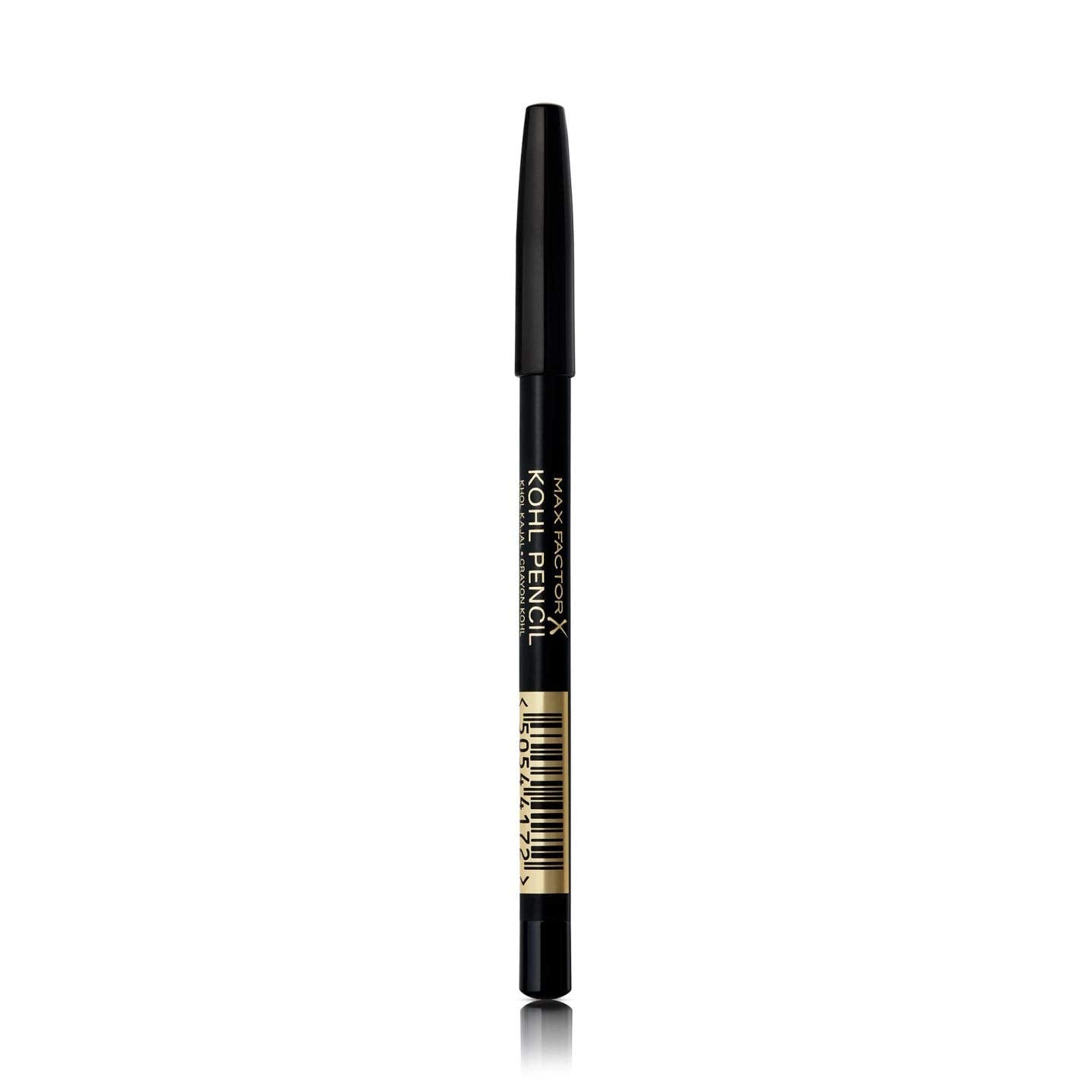 Max Factor Kohl Pencil Eyeliner, 20 Black, Easy to Blend Formula, Perfect for Smokey Eyes Make-up, 4 g