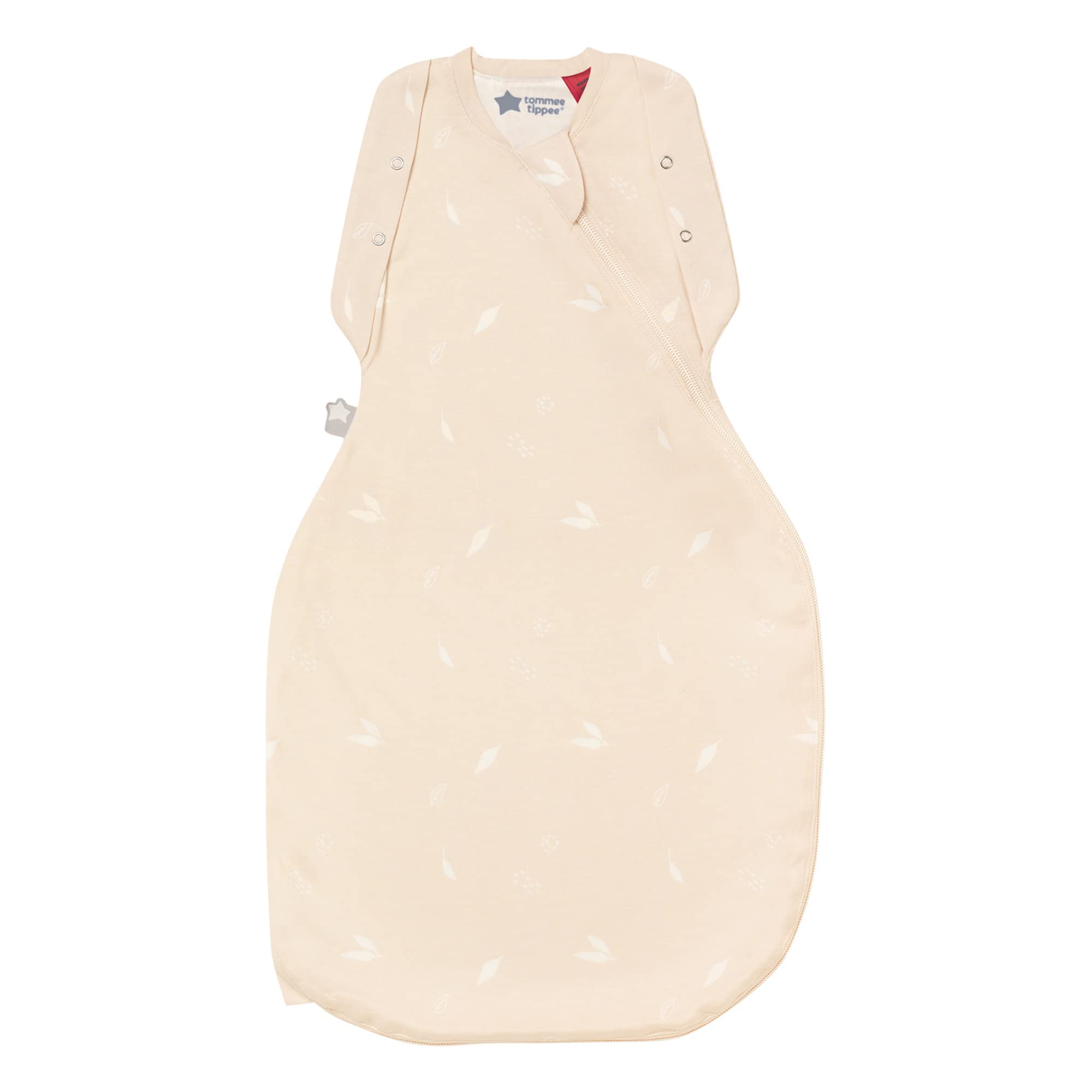 Tommee Tippee Baby Sleep Bag for Newborns, 0-3m, 1.0 TOG, The Original Grobag Swaddle Bag, Hip-Healthy Design, Soft Bamboo-Rich Fabric, Soft Petal Pink
