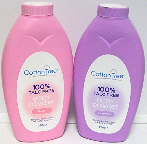 2x Cotton Tree Body Powder