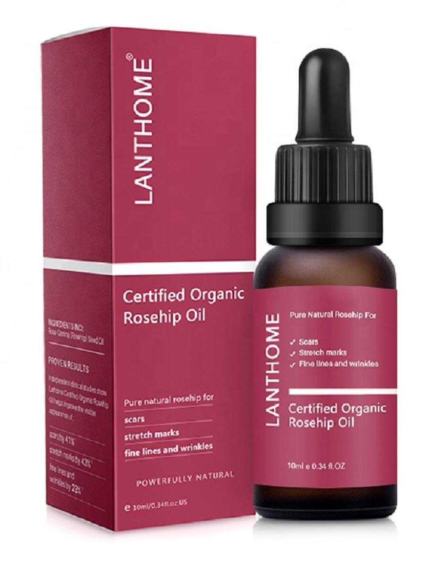 Rosehip Oil for Face, Certified Organic Rosehip Oil, use of Scars, Stretch Marks, Fine lines adn Wrinkes