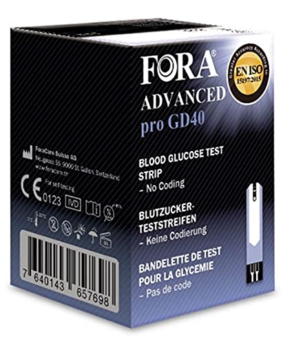 FORA Advanced Pro GD40h Blood Glucose Strips x 50