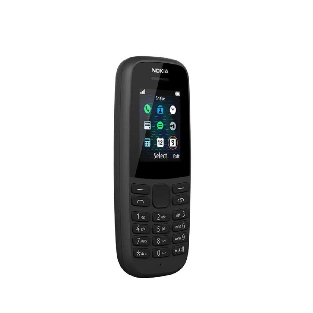Nokia 105 (4th Edition) 1.77 Inch UK SIM Free Feature Phone (Single SIM) – Black