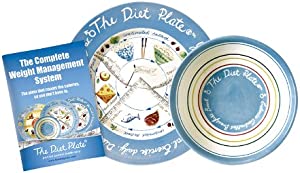 The Diet Plate and Calorie Bowl for Portion Control and Weight Loss - Male Version