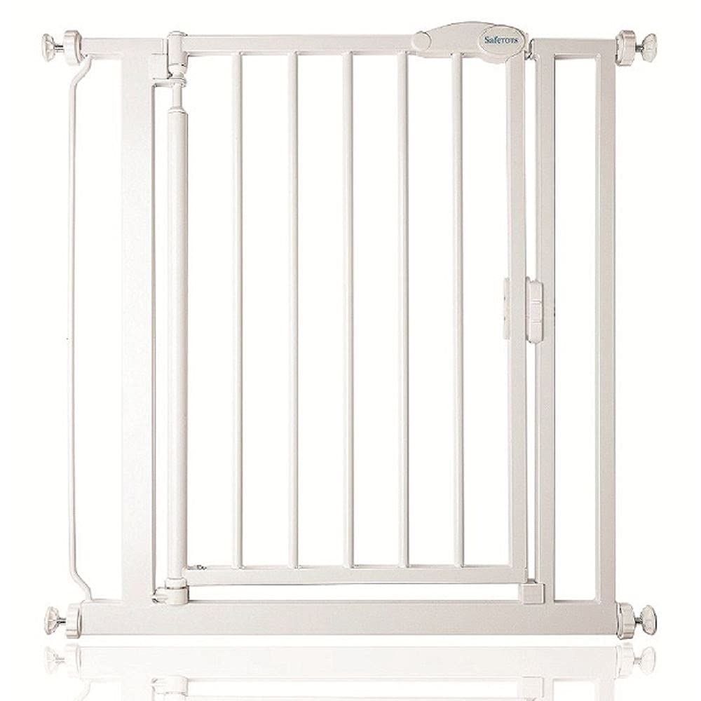 Safetots Pressure Fit Self Closing Gate Range (68.5cm - 75cm, White)