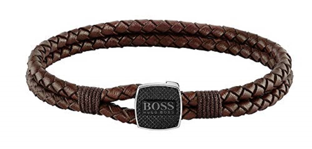 BOSS Jewelry Men's SEAL Collection Bracelet Brown - 1580048M
