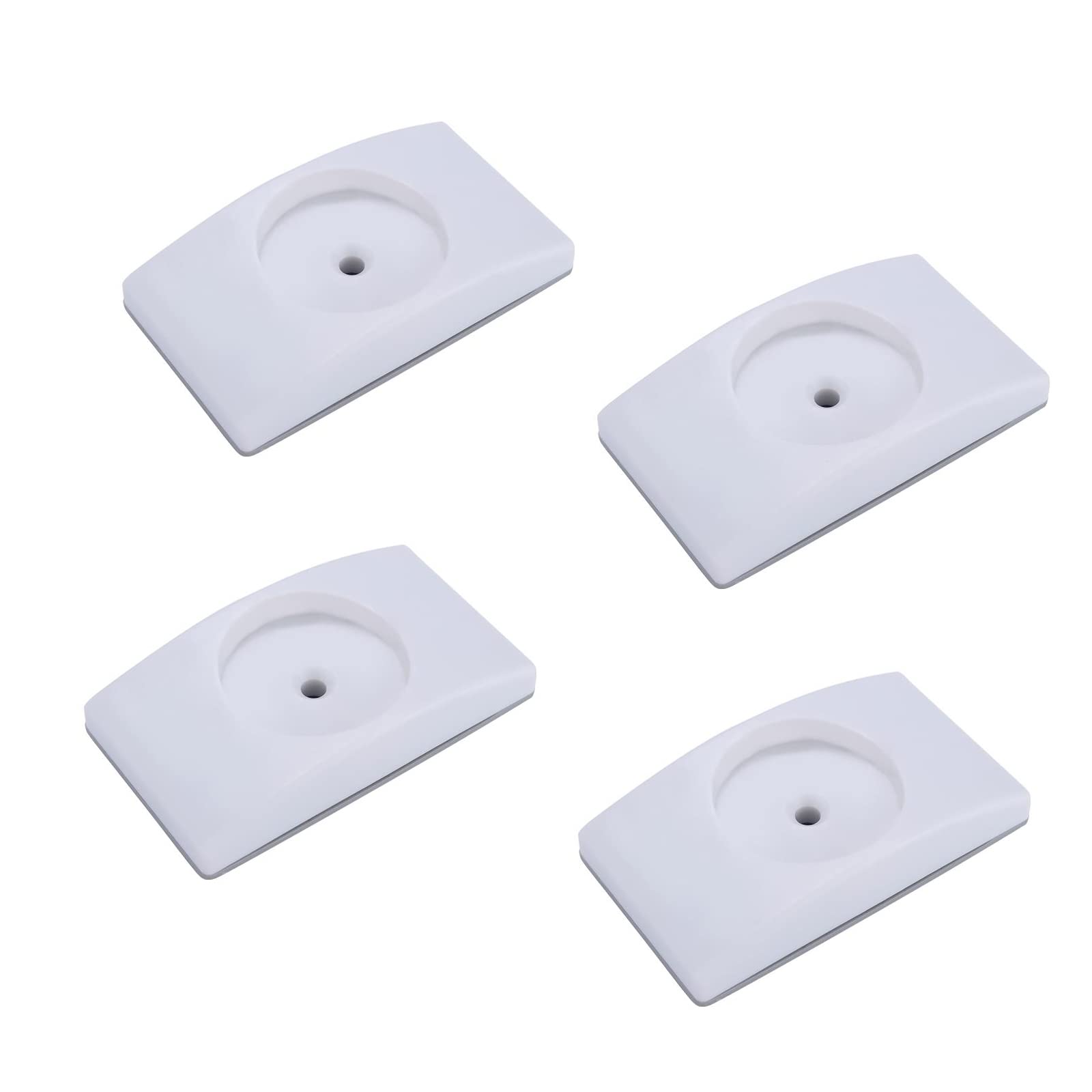 Wall Guard Protector, 4Pcs Safety Gate Wall Protector ,Gate Wall Protector,Wall Guard Pads,Stair Gate Extension Baby Gate Wall Protector, for Protect Door Stair Wall Surface (White)
