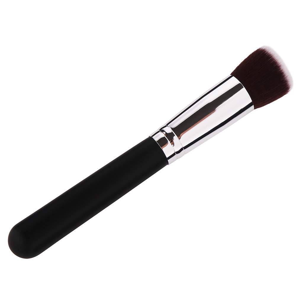 Foundation Makeup Brush, Flat Top Kabuki for Blending, Application for Concealer, Powder, Cream and Liquid Make Up