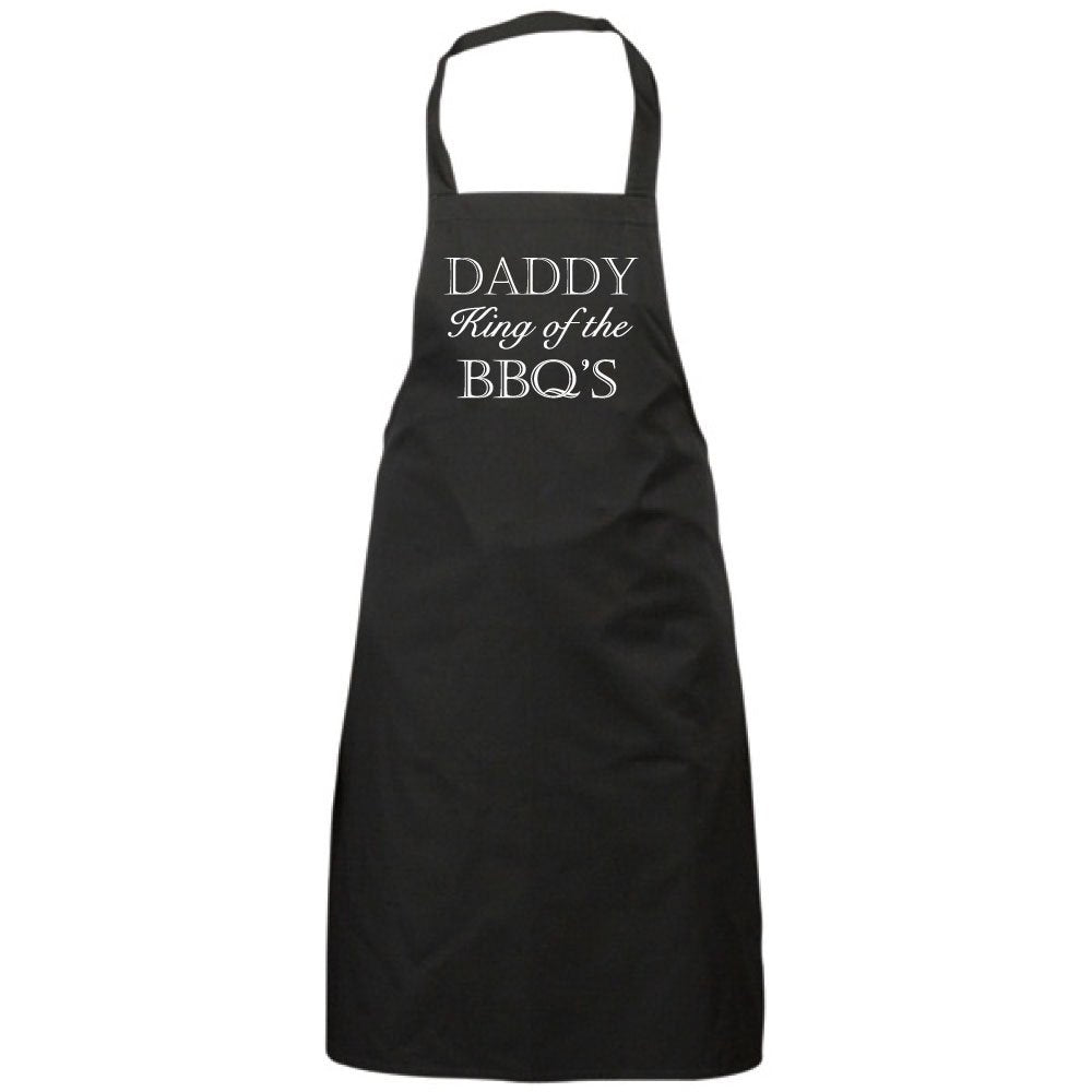 Daddy King of The BBQ Apron Gift Present Fathers Day Birthday Christmas