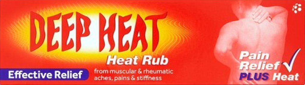 TWO PACKS of Deep Heat Pain Relief Rub 100g