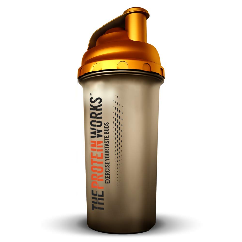 Protein Works - Limited Edition Gold Protein Shaker, Water Bottle, 700 ml