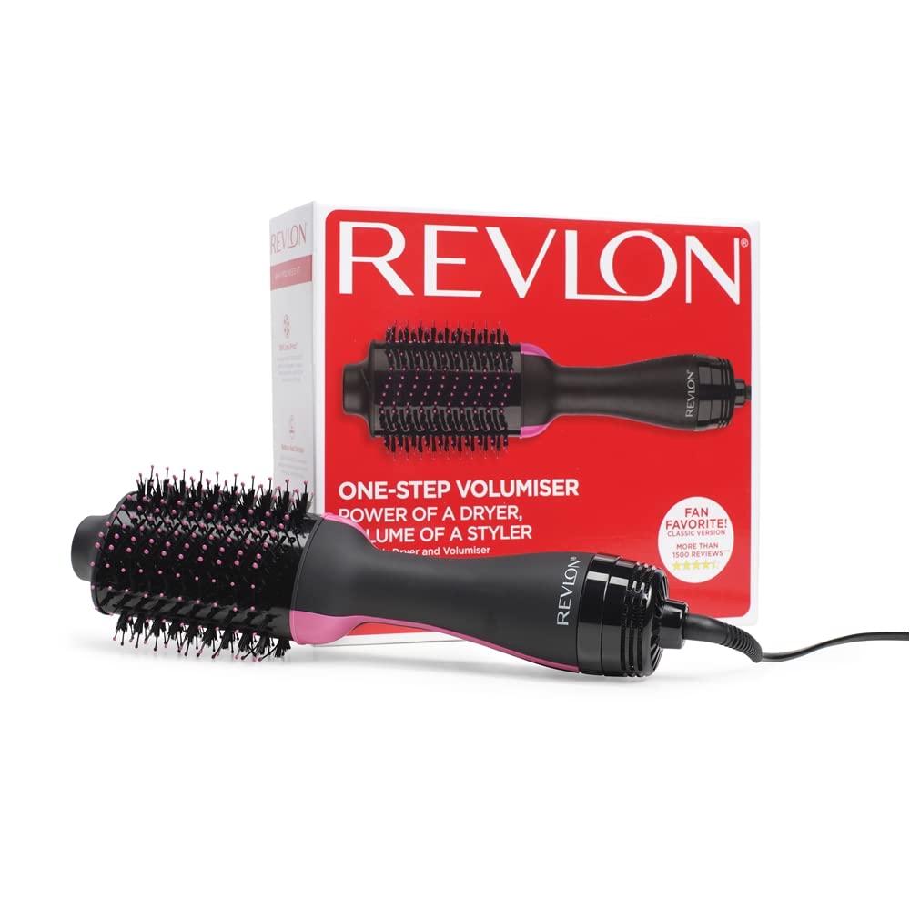 Revlon Salon One-Step Hair Dryer and Volumiser for Mid to Long Hair (One-Step, 2-in-1 Styling Tool, IONIC and CERAMIC Technology, Unique Oval Design) RVDR5222