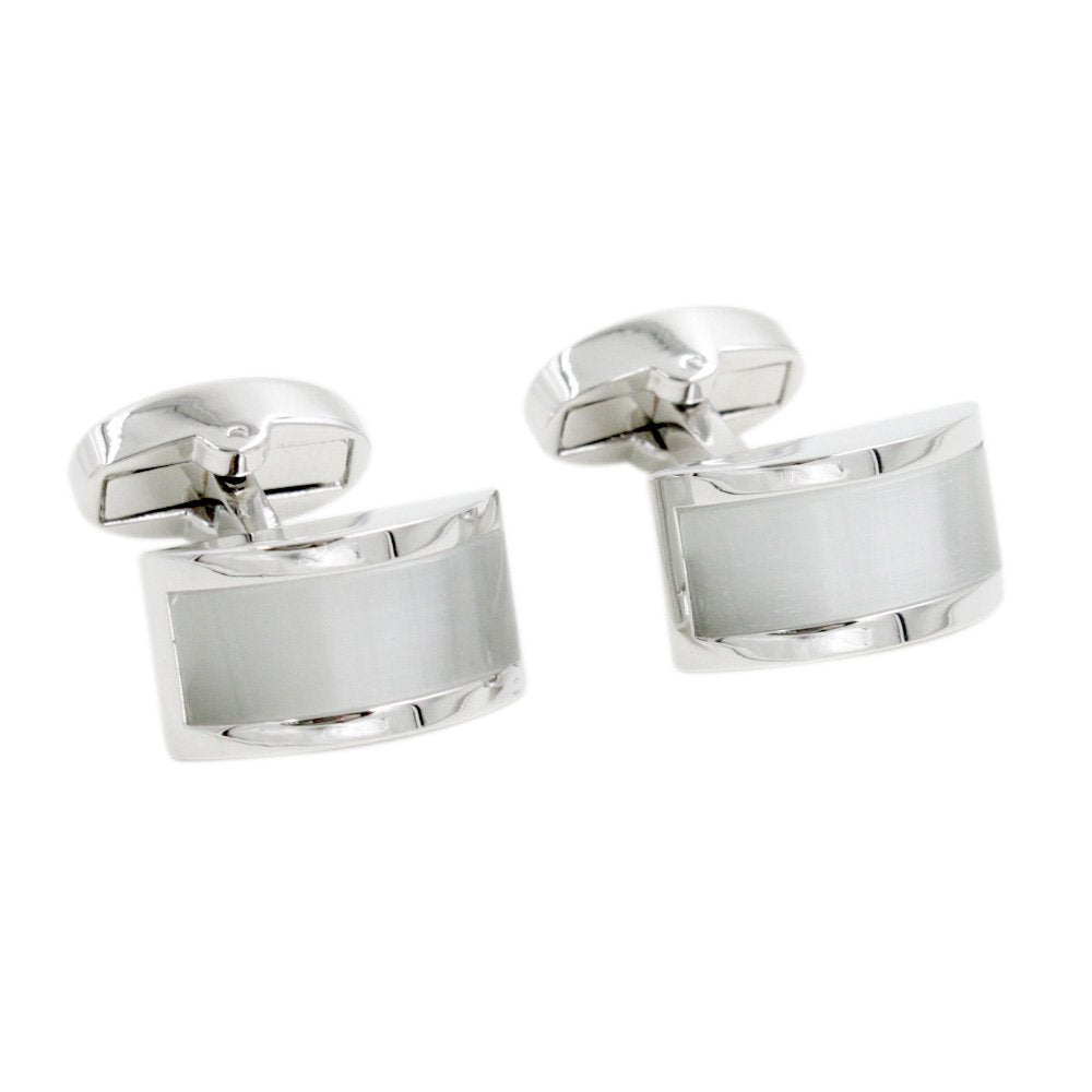 Pearl White Stone Cufflinks | 30th Wedding Anniversary Husband Gift | Gift Box Included | Quality Cuff Links