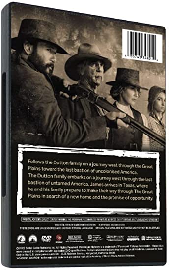 A Yellowstone Origin Story 1883, DVD