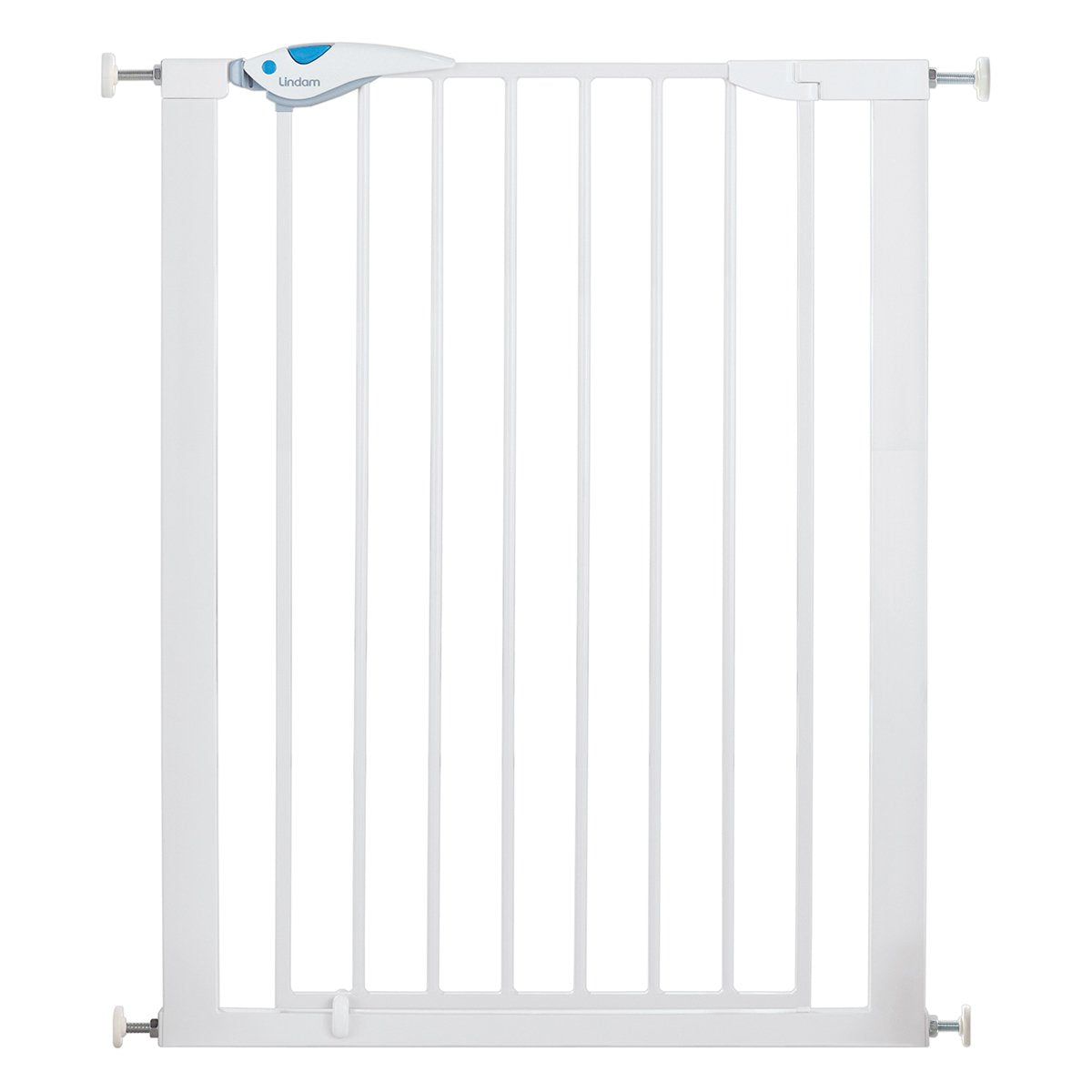 Lindam by Munchkin Easy Fit Plus Deluxe Tall Extra High Pressure Fit Safety Gate, White, 76-82 cm