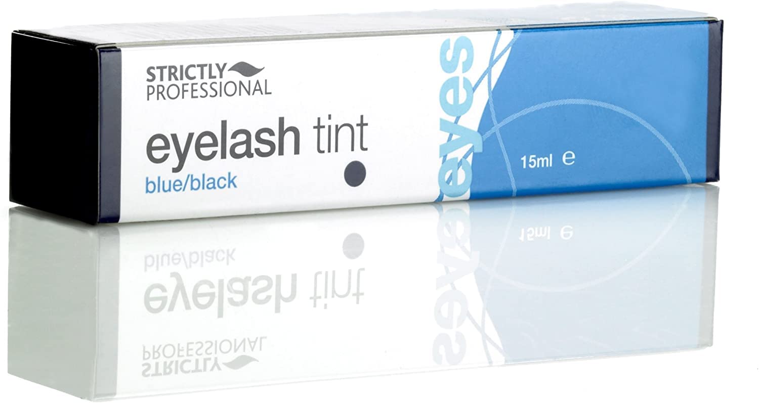 Strictly Professional Eyelash & Eyebrow Dye Tint Basic Tinting Kit Tint Lash (Eyelash Tint Blue/Black-15g SPE7520) - Tint only, no developer
