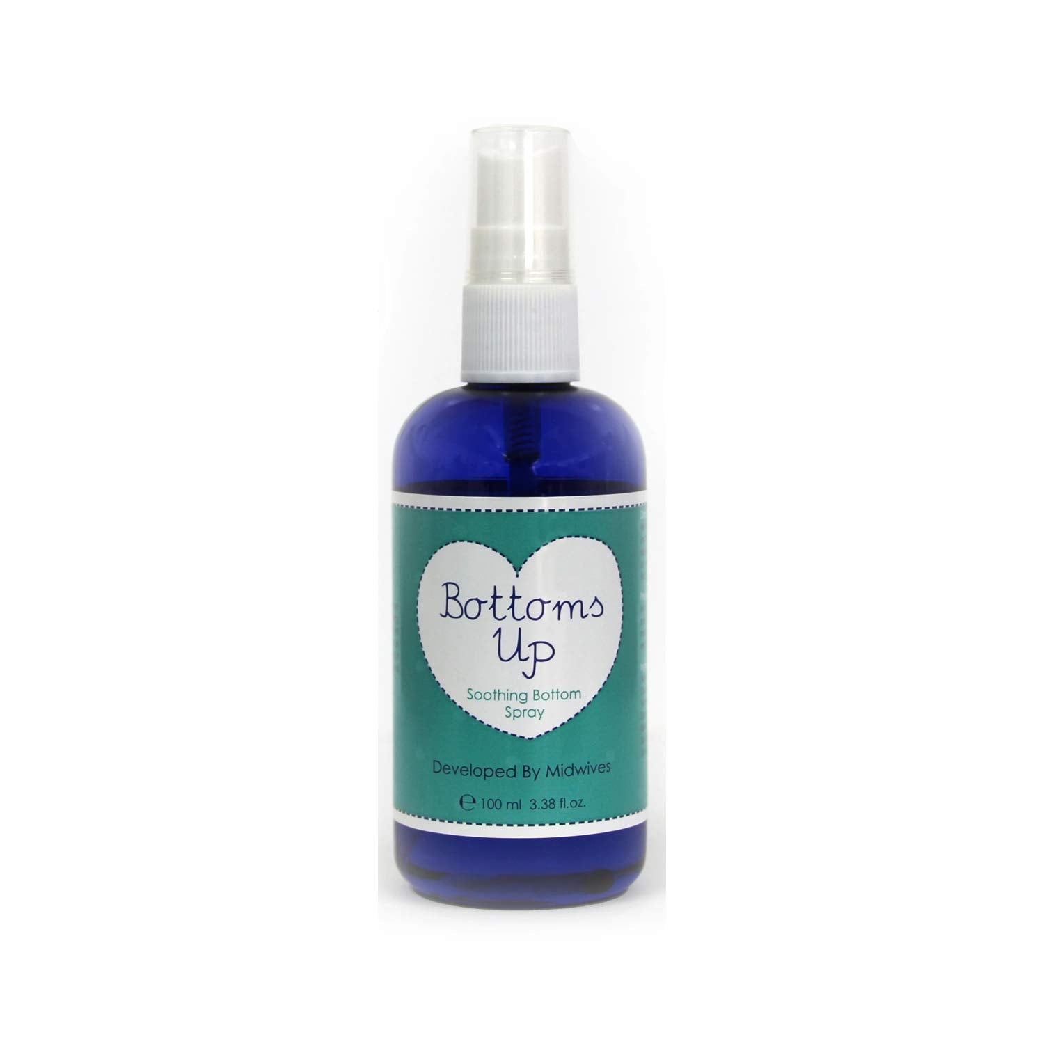 Natural Birthing Company Bottoms Up Soothing Bottom Spray, with Lavender Oil and Witch Hazel, 1 x 100ml