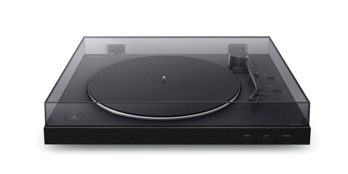 Sony PS-LX310BT Bluetooth Turntable with built-in Phono Pre-Amp, 2 speeds and 3 gain modes, Black