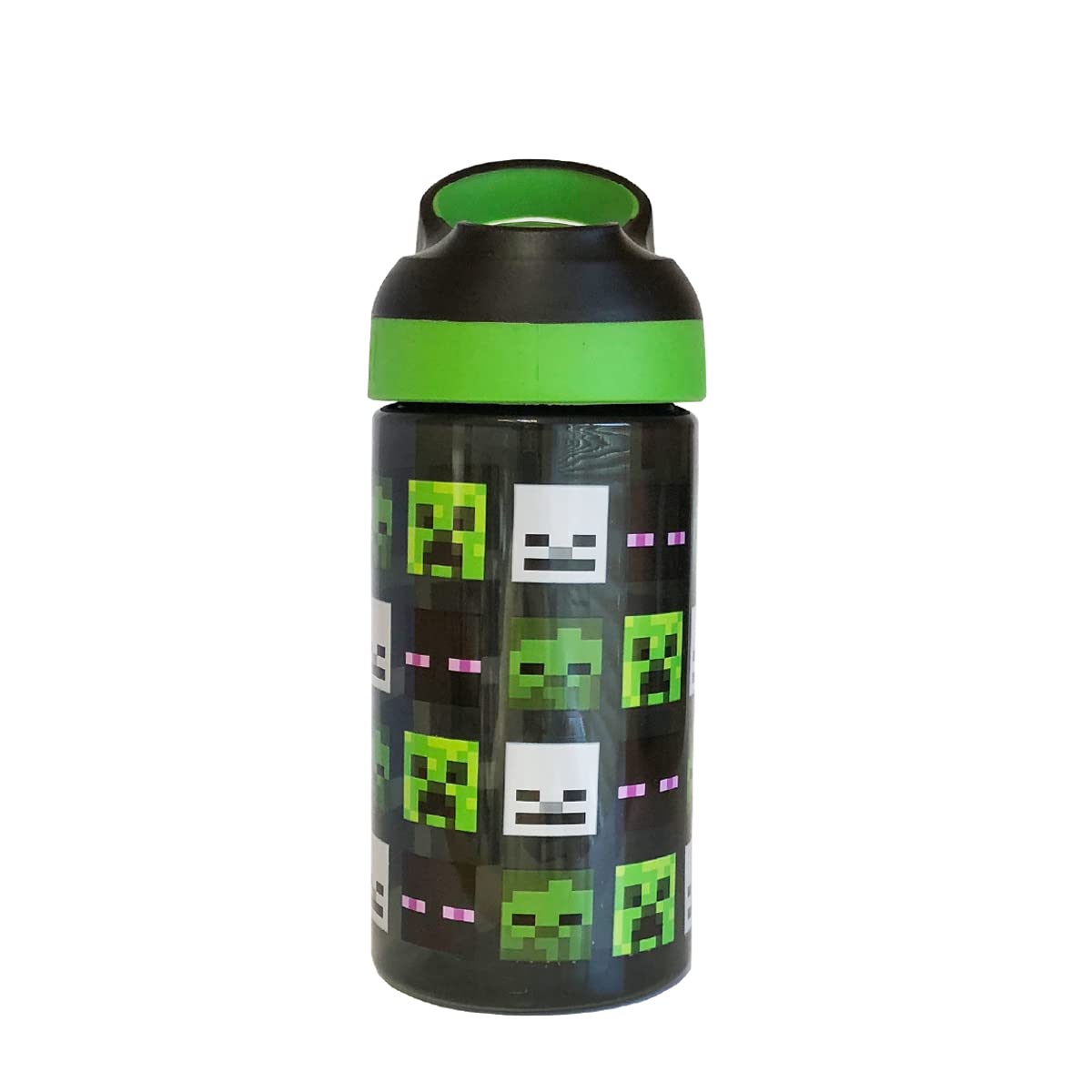 Minecraft Atlantic Mobs Head Water Bottle | Boys Girls | Adults | School Office Work | Multi | 450 ML