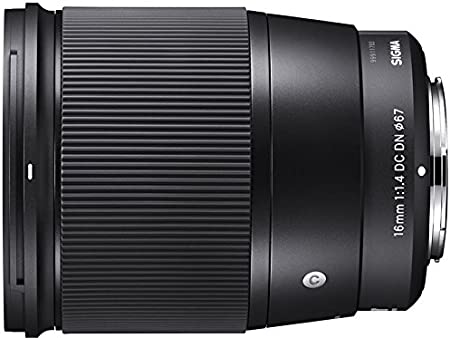 Sigma 402965 16 mm F1.4 DC DN Contemporary Sony E Lens - Black