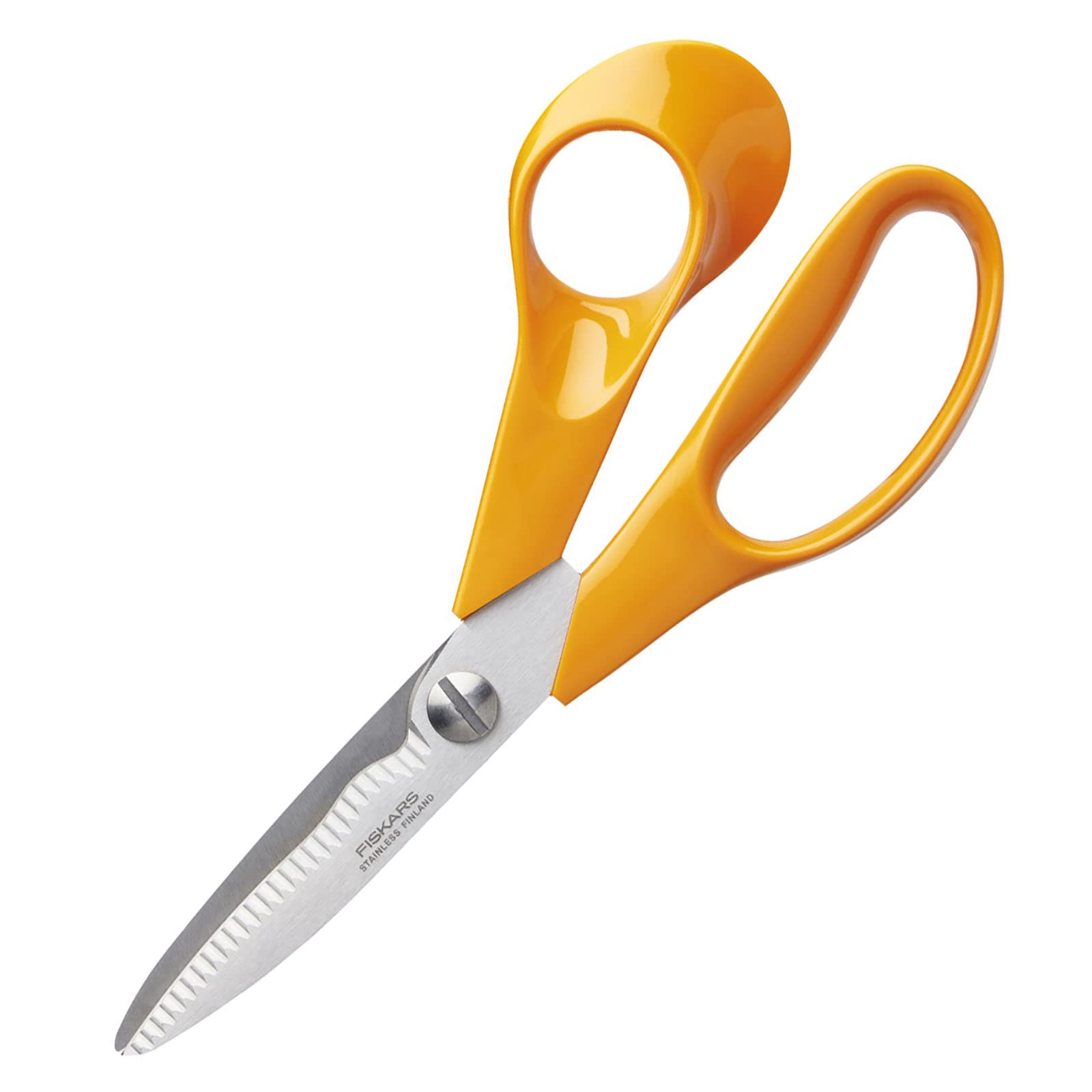 Fiskars Kitchen Scissors, Total Length: 18 cm, Steel/Synthetic Material, Classic, 1000819, Standard