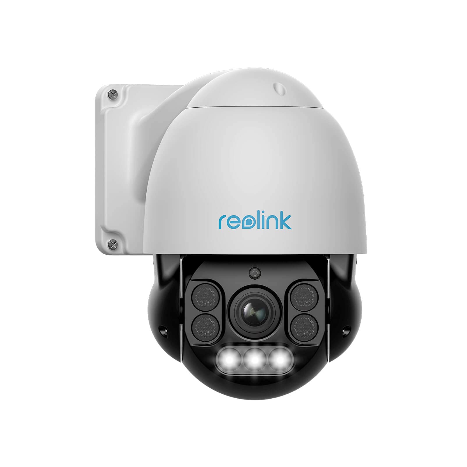 Reolink 4K PTZ PoE Security Camera Outdoor with Spotlights, Person/Vehicle Detection, 5X Optical Zoom, 360° Pan 90° Tilt, 190ft Color Night Vision, Auto Tracking, Two-Way Audio, Time Lapse, RLC-823A