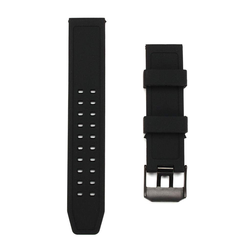 GCDN Replacement Wristwatch Band Waterproof Silicone Watch Strap for Luminox 23mm lug width (with buckle)