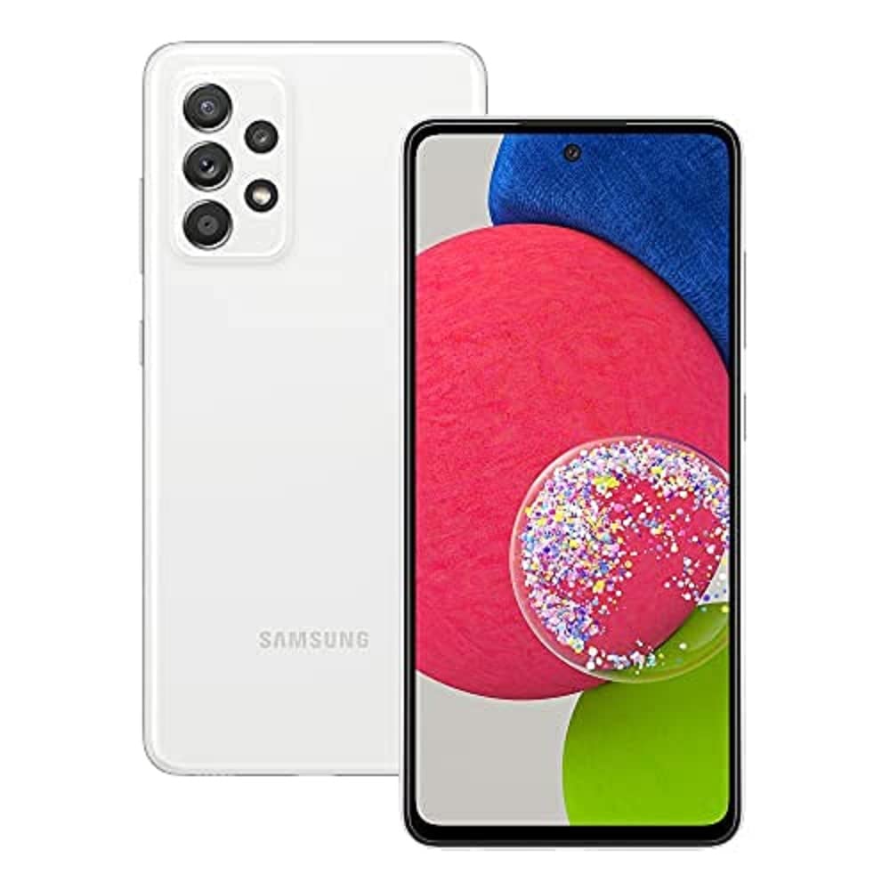 Samsung Galaxy A52s 5G Smartphone Dual SIM Android Mobile Phone 6 GB RAM 128 GB Memory Awesome White (UK Version)