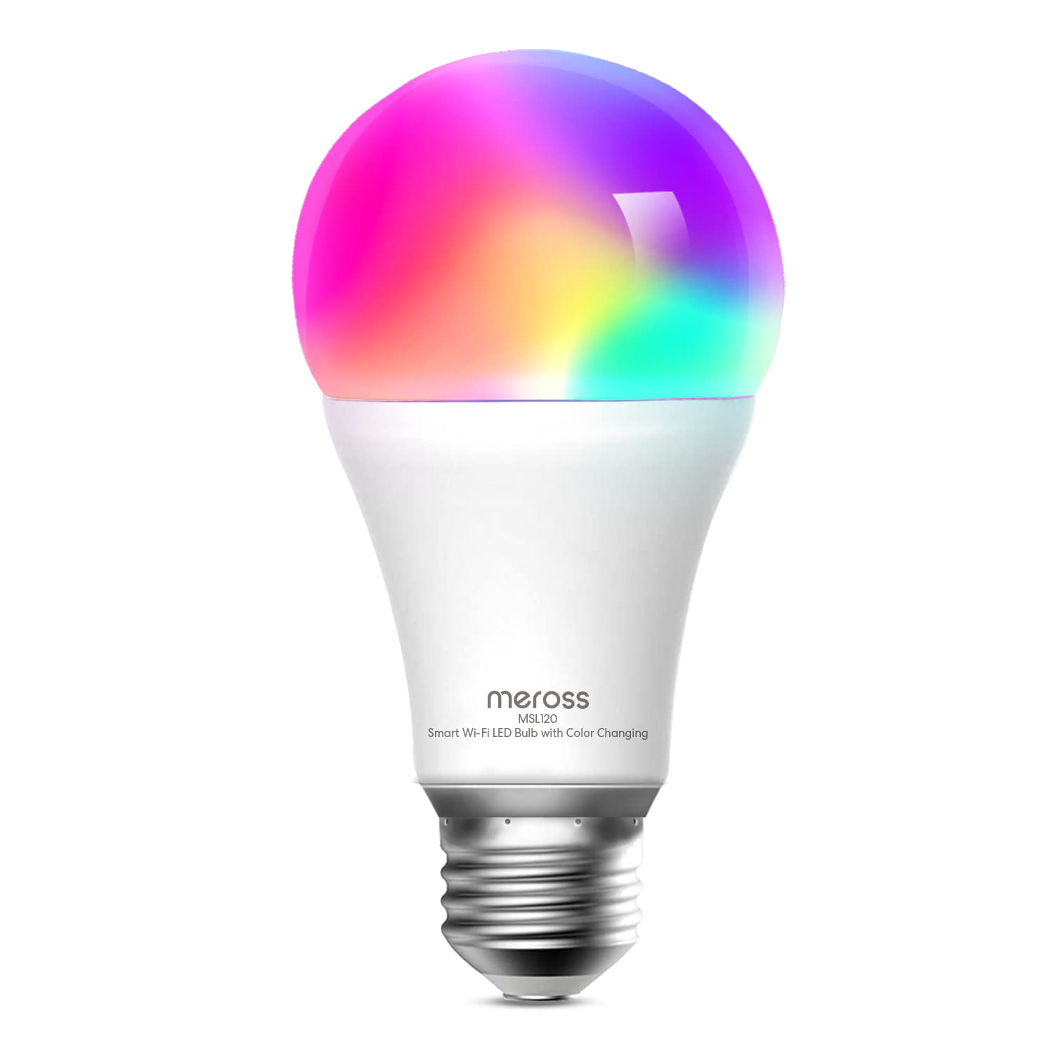 meross Alexa Smart Lighting Bulbs- Compatible with Alexa, Google Home and SmartThing WiFi LED Smart Bulbs Dimmable RGB Multicolor Remote Control 60W Equivalent E27 2700K-6500K