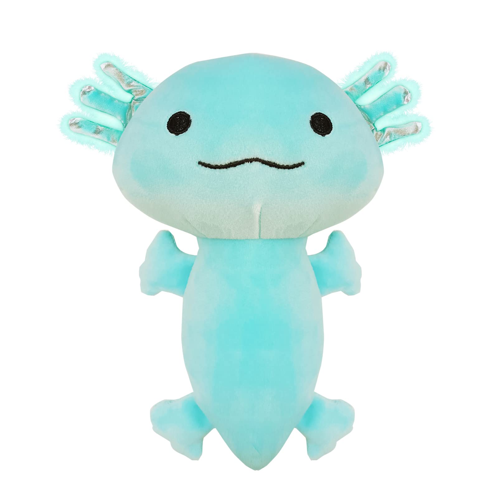 1 Pcs Axolotl Plush Doll Toys, 9.8 Inch Cute Animal Stuffed Plush Doll, Soft Axolotl Plush Gifts Prizes for Kids (Blue)