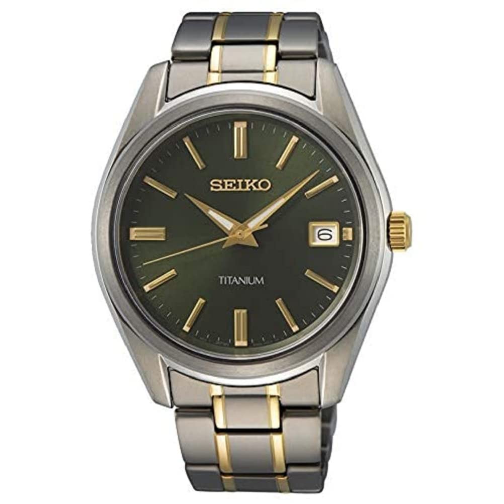 Seiko Men's Analog Quartz Watch with Stainless Steel Strap SUR377P1