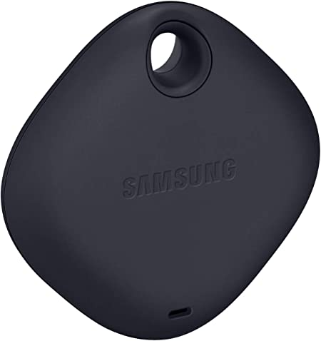 Samsung Galaxy SmartTag Bluetooth Item Finder and Key Finder, 120m Finding Range, 2 Pack, Black & Oatmeal (UK Version)