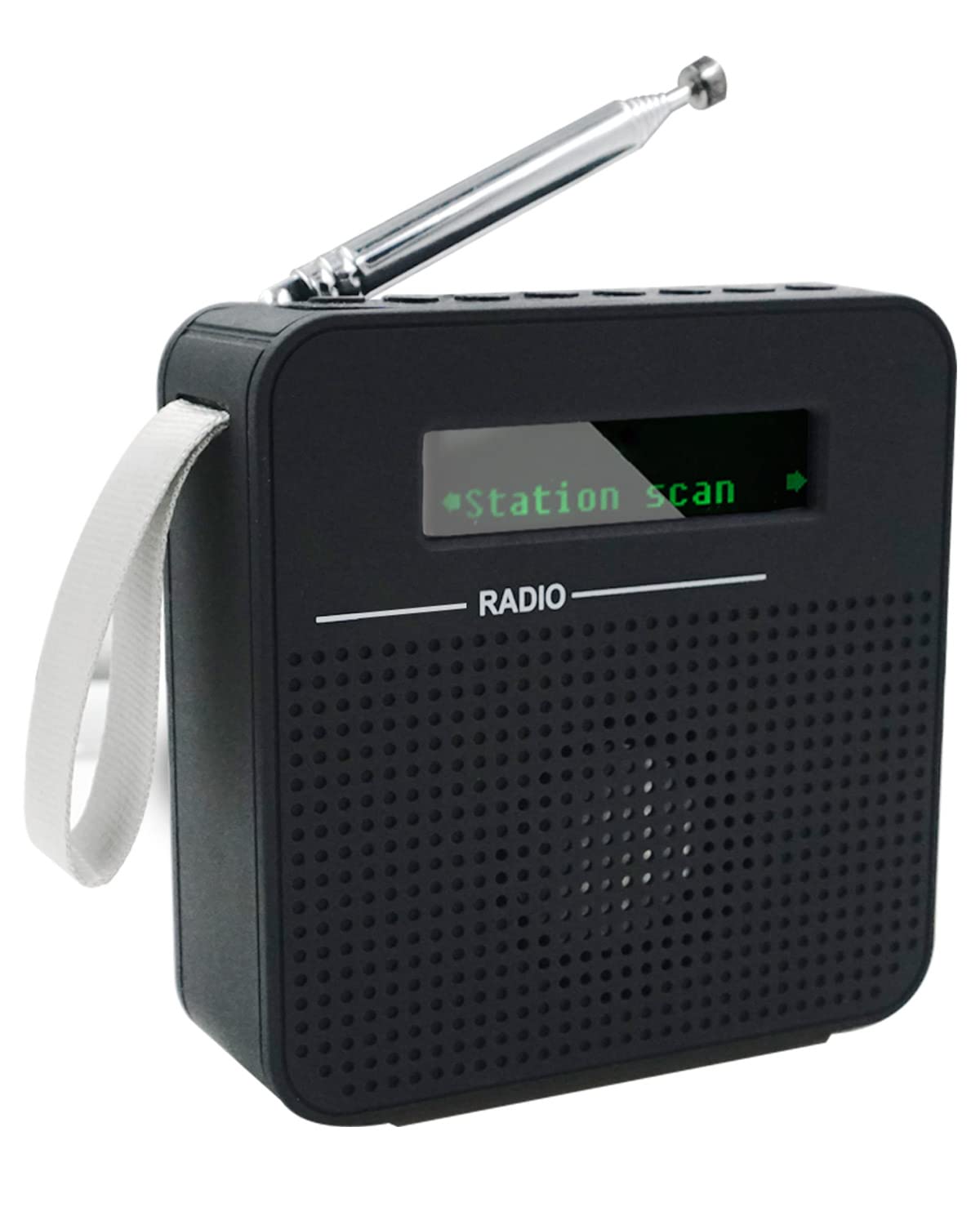 Maxesla DAB/DAB+ Radio Portable, Rechargeable Battery and Mains Powered Portable DAB Radios, DAB Radio with Bluetooth, Digital Radio & FM Radio, 40 Preset Stations, LCD Display, Dual Alarm Clock