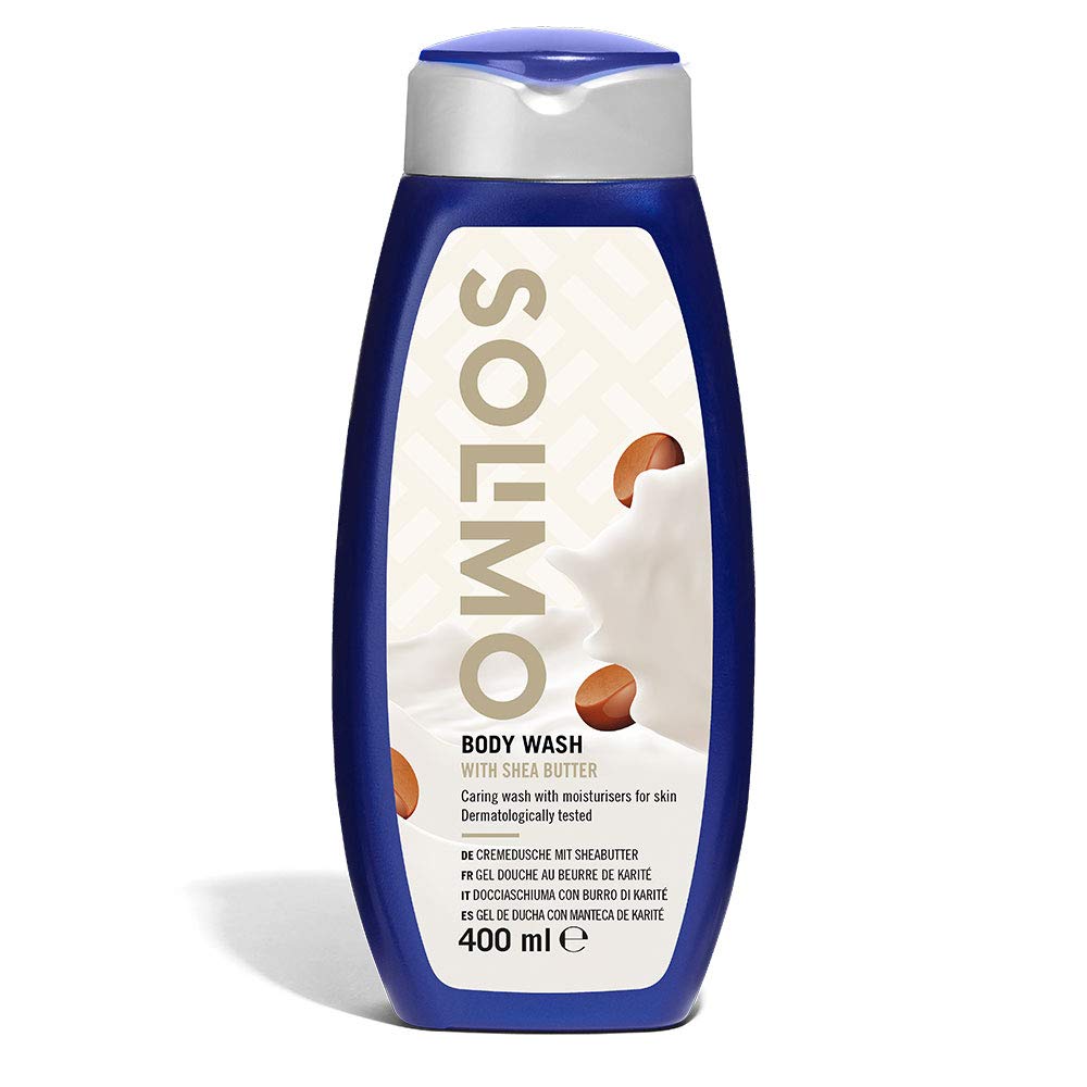 Amazon Brand - Solimo Body Wash With Shea Butter- Pack of 1 (1 bottle x 400 ml)