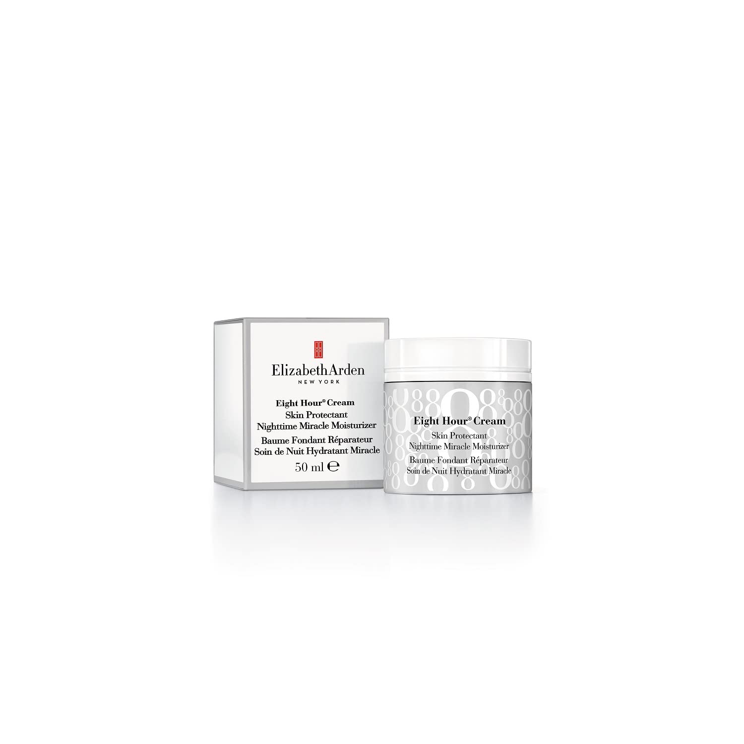 Elizabeth Arden Eight Hour Cream Skin Protectant Nighttime Miracle Moisturizer, 50ml