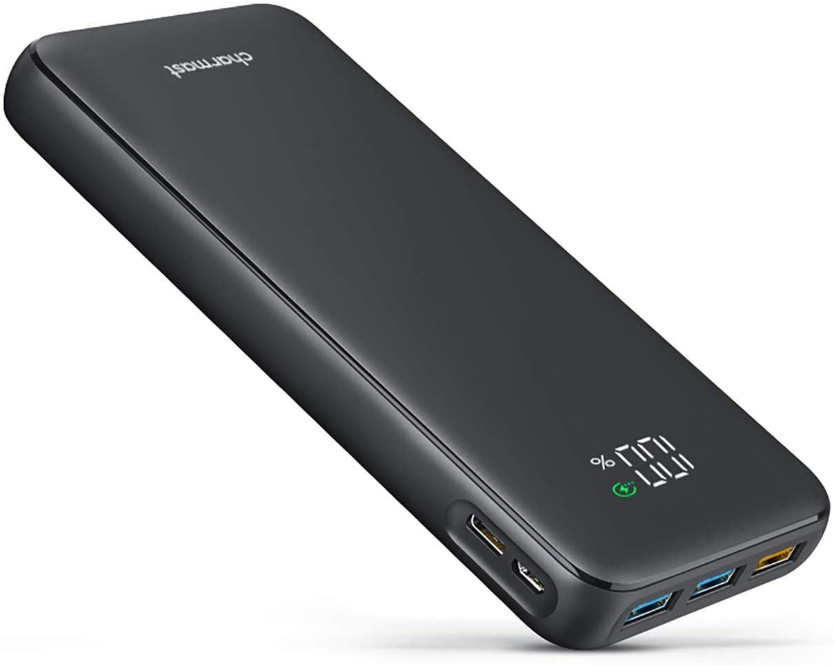 Charmast Power Bank with Led Display 23800mAh Quick Charge 3.0 PD 20W USB C Battery Pack Power Delivery Portable Charger Compatible with Smartphones Tablets and More