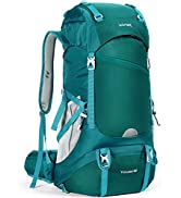 HOMIEE Hiking Backpack 45L, Labor Saving Breathable Lightweight Hiking Rucksack, Multi-functional Hang System Trekking Rucksack Outdoor Skiing Mountaineering Climbing Camping Backpack