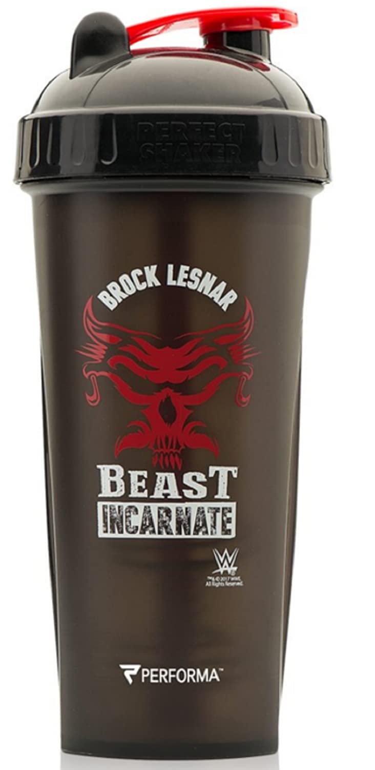 Hero Series WWE Shaker Bottle, 800 ml Capacity, Brock Lesnar