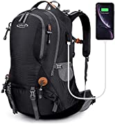 G4Free 35L Waterproof Hiking Backpack Outdoor Rucksack Trekking Daypack for Camping Hiking Backpacking Climbing with Rain Cover