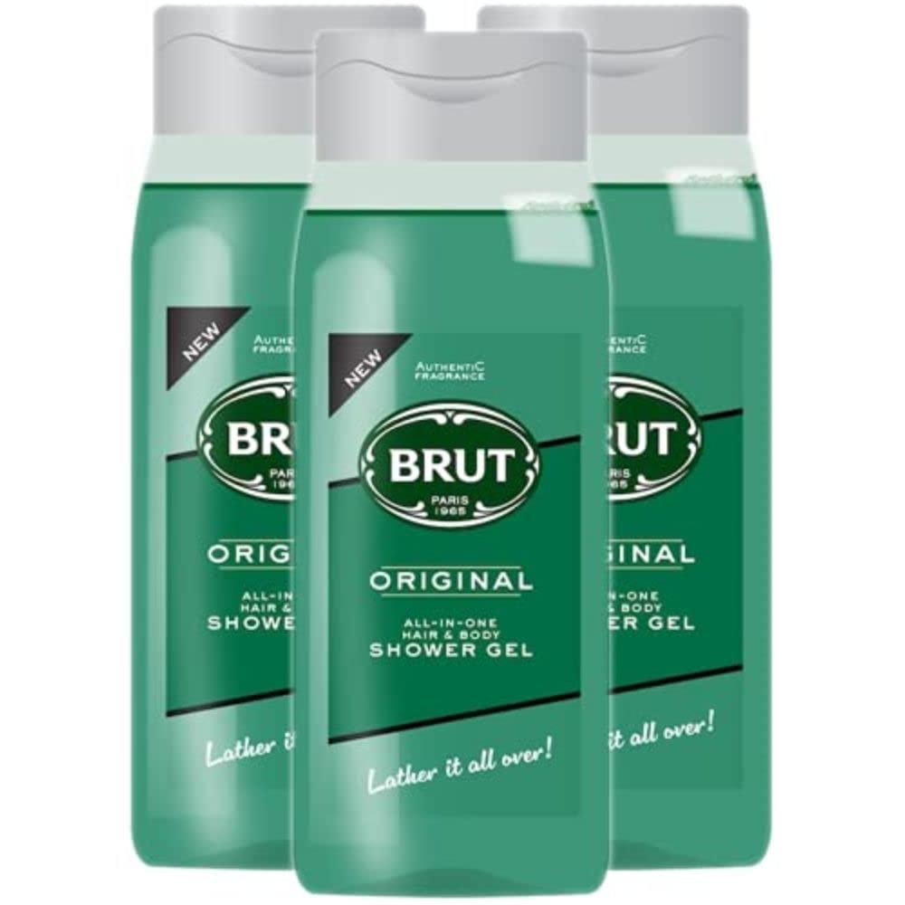 Brut Original Shower Gel 500ml (Pack of 3)