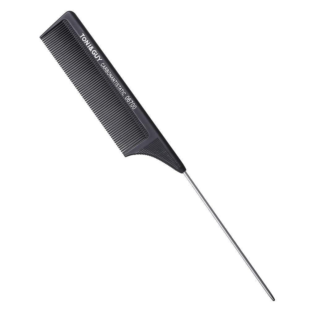 kuou Tail Comb, Professional Salon Hair Rattail Comb Black Carbon Rat Tail Lifting Combs